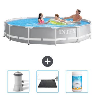 Intex Piscina Prism Frame Redonda - 366x76 Cm - 6-piezas Scb80