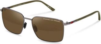 Porsche Design Authentieke Bril met Topkwaliteit - unisex - Zonnebrillen - Grijs - 58 MM - Accessoires