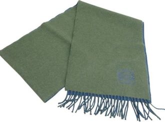 Loewe Pre-owned Cashmere Sjaal - Dames - Vintage Accessoires - Groen - ONE Size - Vintage