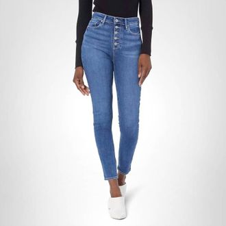 Paige Flaunt Cheeky Exposed Button Fly Jeans In Wonderwall