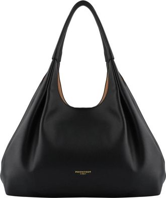 Pourchet Arche - Dames - Schoudertassen - Zwart - ONE Size - Leer - Tassen