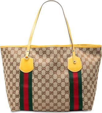 Gucci Pre-owned Gucci GG Canvas Web Jolie Tote Ladies 9WY1DYMFZR0IMGMX