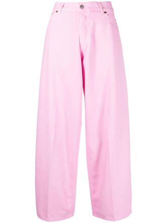 Haikure Jeans a gamba ampia - Rosa