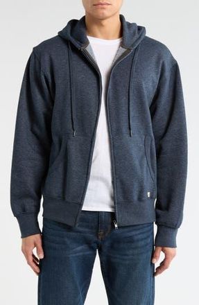 James Campbell Sierra Knit Zip Hoodie in Navy Heather at Nordstrom Rack, Size Xx-Large