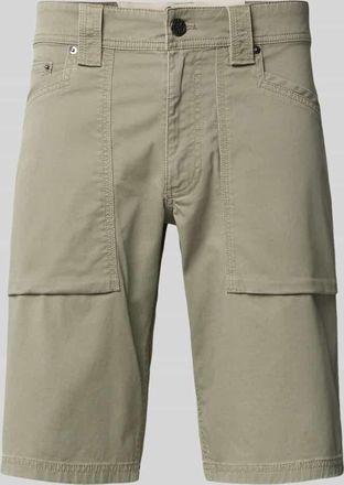 s.Oliver Black Label Regular Fit Cargoshorts aus Baumwoll-Mix in Oliv, Gr&ouml;&szlig;e 31