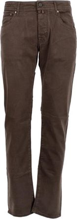 Jacob Cohen Hombre, Vaqueros, Marr&oacute;n, Talla: W33