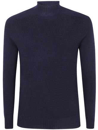 Gran Sasso Turtle Neck Wolf Roughneck Sweater