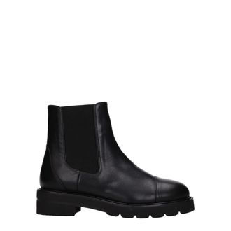 Stuart Weitzman Chelsea Boots Met Lughak Leer