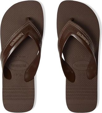 Havaianas Hybrid Be Sandals Mens Shoes Dark Brown/Dark Brown : EU 45/46 ( US Mens 13) M, Rubber