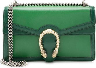 Gucci Green Leather Dionysus Medium Shoulder Bag (Authentic Pre-Loved)