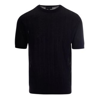Emporio Armani T-Shirts, male, Black, Size: 2XL T-Shirts