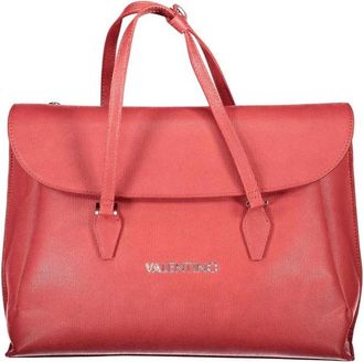 Valentino Leren Satchel - Dames - Handtassen - Rood - ONE Size - Leer - Tassen