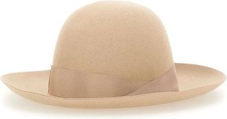 Borsalino Alessandria Hat - Dames - Hoeden - Beige - 56 CM - Accessoires