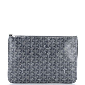 Goyard Senat Zip Pouch Coated Canvas MM