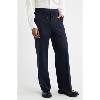 Krost Elliott Eco Drawcord Pants in Dark Navy at Nordstrom, Size Xx-Large