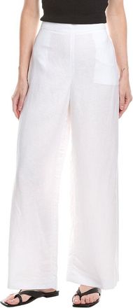 Kenneth Cole Wide Leg Linen-Blend Pant