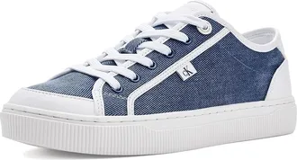 Calvin Klein Lorean Womens Shoes Dark Blue/White : 6.5 M, Faux Leather