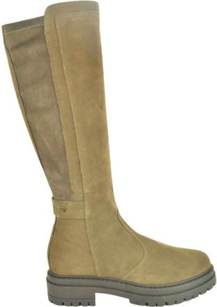 Nero Giardini Taupe Daim Bot DZ - Dames - Hoge Laarzen - Bruin - 39 EU - Schoenen