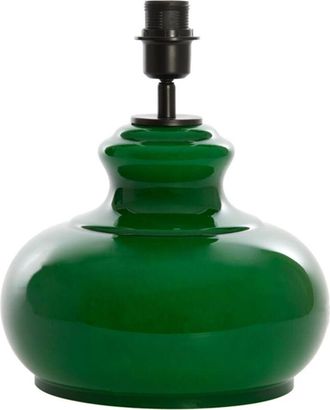Light & Living Lámpara de mesa - Verde - verde - vidrio - - Light&living