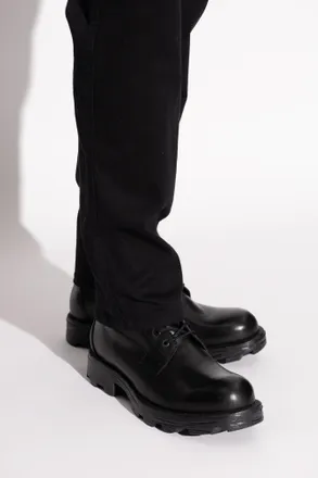 Diesel Leather Boots D-HAMMER, Mens, Black