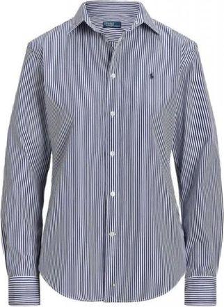 Ralph Lauren Overhemden, Dames, Veelkleurig, XL, Katoen, Gestreept Katoenen Regular Shirt