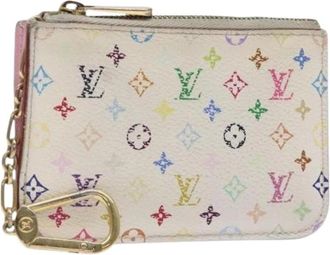 Louis Vuitton Pre-owned Wallets, female, White, Size: ONE SIZE Pre-owned Canvas Wallet