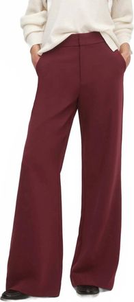 Favorite Daughter Jones Wide Leg Pant In Burgundy