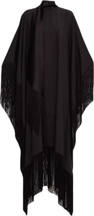 Taller Marmo Mrs Ross asymmetric kaftan dress - women - Acetate/Viscose - OS - Black