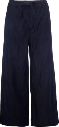 Max Mara Wide Jeans - Dames - Loose Fit Jeans - Blauw - S - Katoen - Jeans