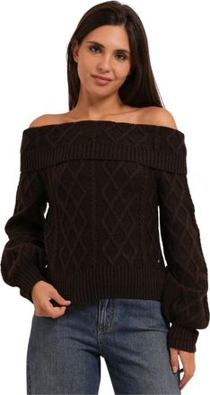 A|X Armani Exchange Armani Exchange Jers&eacute;is - Knitwear - Mujer - Marr&oacute;n - XL