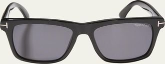 Tom Ford Mens Buckley-02 Square Acetate Sunglasses