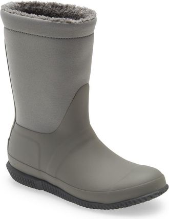 Hunter Original WFT2052NRE-TDY Boots WoBlack Sherpa Lined Roll Top ZAP301