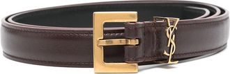 Saint Laurent Cassandre Thin Belt