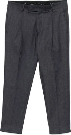 Karl Lagerfeld Neat trousers - men - Cotton/Viscose/Elastane/Polyester - 50 - Blue