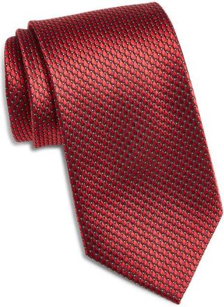Nordstrom Neat Silk Tie in Red at Nordstrom