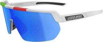 Salice 023 ITA RWX BIANCO/RW BLU Mens Sunglasses White Size Standard
