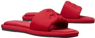 Tory Burch Double-T Sport Slide Sandal in Toucan Red at Nordstrom, Size 5.5