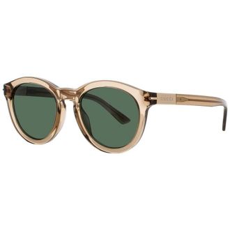 Gucci Mens Brown Rectangular Sunglasses GG1501S004