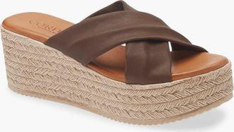 Cordani Womens Bella Wedge In Brown