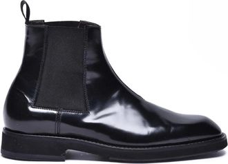 Seboy&acute;s Black Brushed Ankle Boot