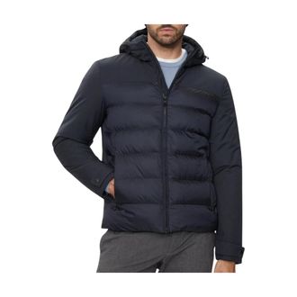 Geox M Sapienza Jacket - Heren - Winterjassen - Blauw - XL - Polyester - Jassen