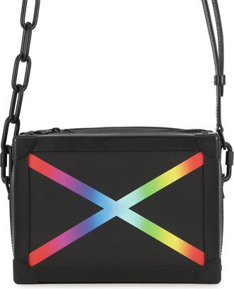 Louis Vuitton Taiga Black Noir Taiga Leather Handbag Shoulder Bag (Pre-Owned)