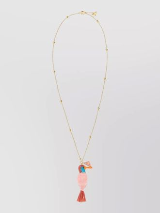 Prada metal necklace