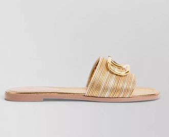 Valentino Garavani leather flat sandals