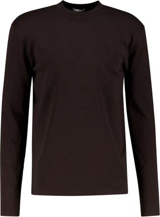 Kiefermann Kiefermann, Tops, Heren, Bruin, L, Katoen, Erwien Longsleeve