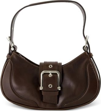 Osoi Borsa a spalla Brocle in pelle con fibbia - Marrone