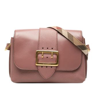Burberry Pre-owned Burberry Small Leather Medley Buckle Crossbody Ladies T9KQKJMNRDCIEA50