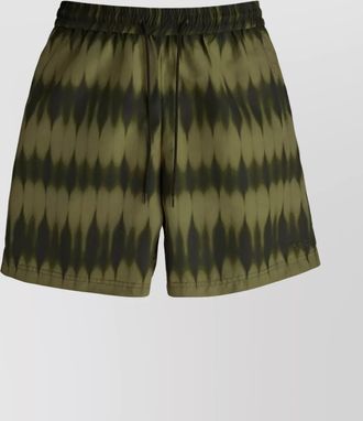 A.P.C. drawstring waist tie-dye swimsuit pockets