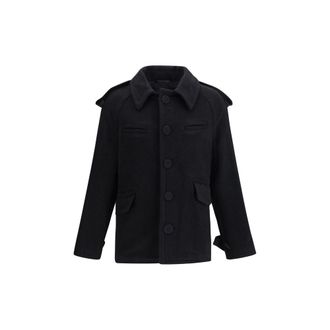 Namacheko Black Cotton Mens Coat