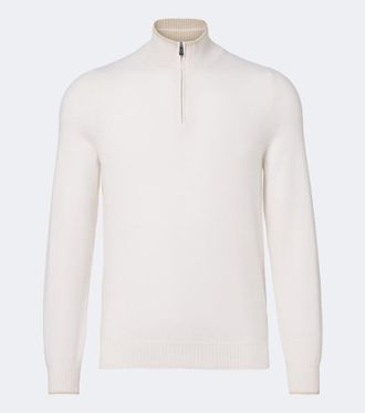 Fedeli Cashmere half-zip sweater